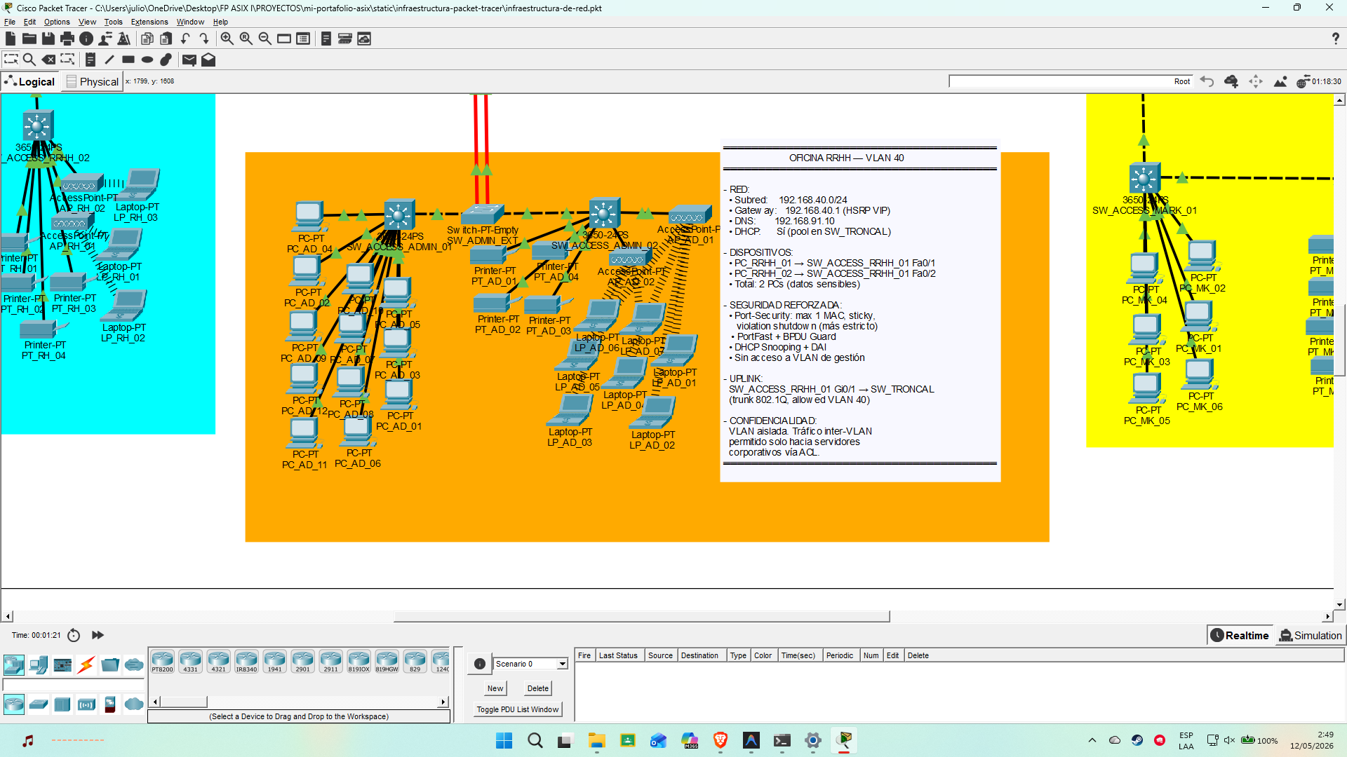 VLANs y Routing Inter-VLAN